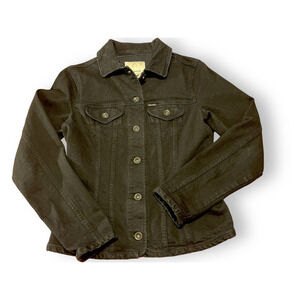 Faconnable Jean Denim Cotton Jacket Women's Black XS